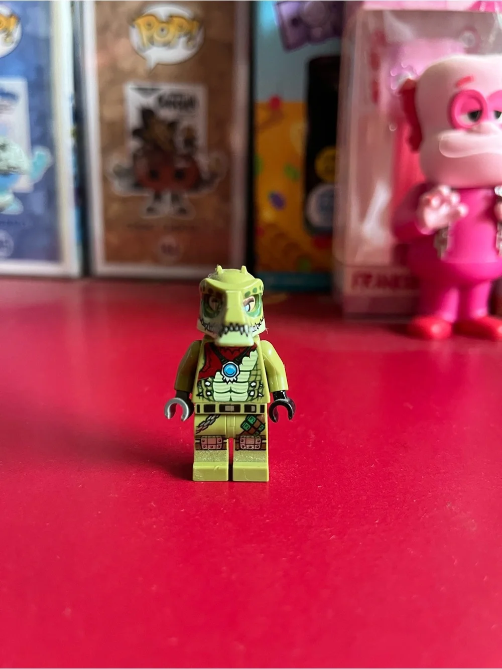 Lego Lime Green Reptile Warrior Minifigure